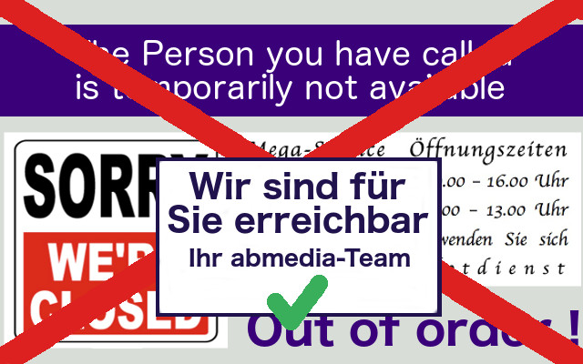 Dienstleister Notdienst für Internetseiten Support-Service Problem Lösung Dienstleister nicht erreichbar, Lösung, Notdienst für Internetseiten und Support-Service