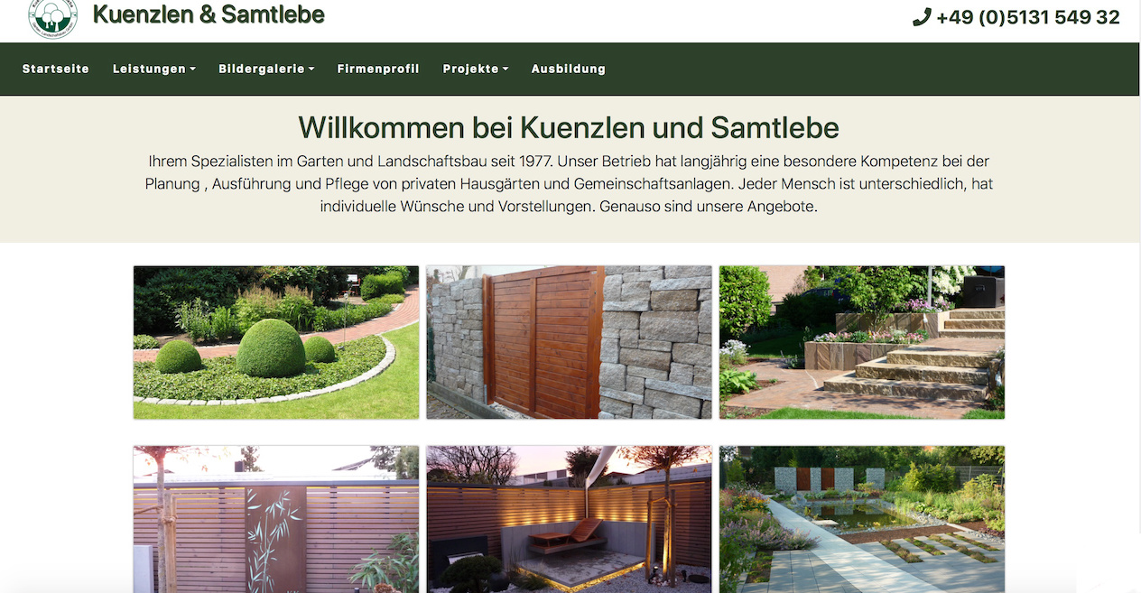 Übersichtliche Webseite mit Bildbearbeitung, optimal für Suchmaschinen Webseiten mit Suchmaschinen-Optimierung und Bildbearbeitung, sehr übersichtlich